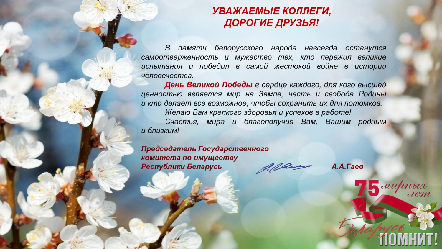75 лет Великой Победы 75 лет Великой Победы