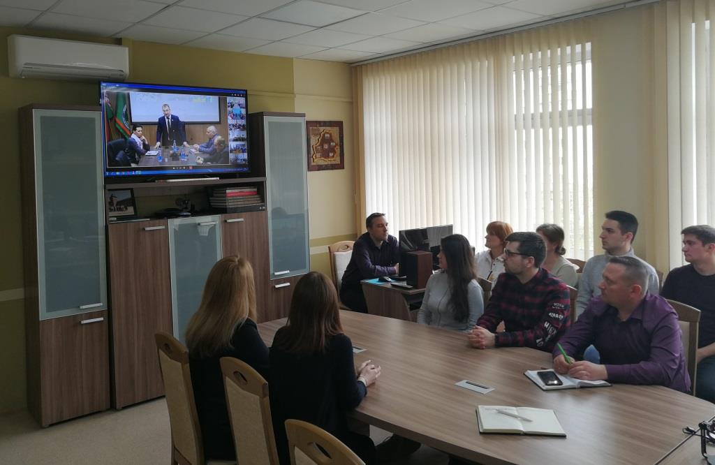 Видеоконференция на тему: «Послание Президента Республики Беларусь белорусскому народу и Национальному собранию 31.03.2023» Видеоконференция на тему: «Послание Президента Республики Беларусь белорусскому народу и Национальному собранию 31.03.2023»